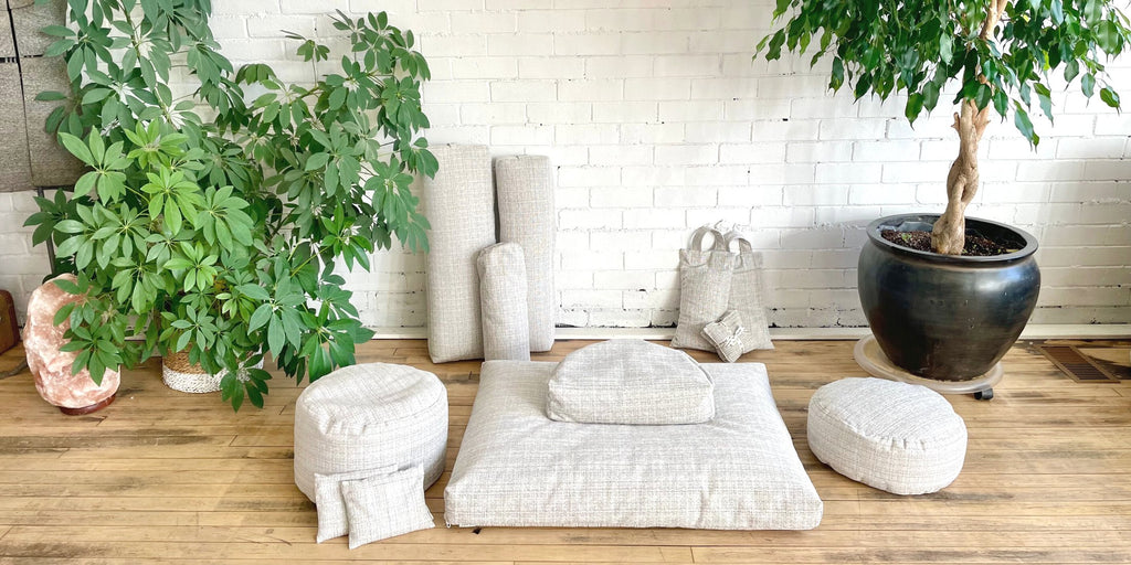 Sustainable Yoga & Meditation Cushions made in Canada