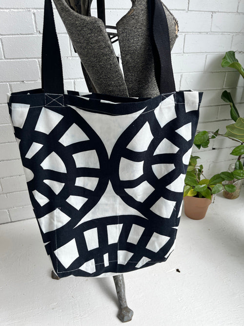 Cute Tote bags made with upcycled textiles