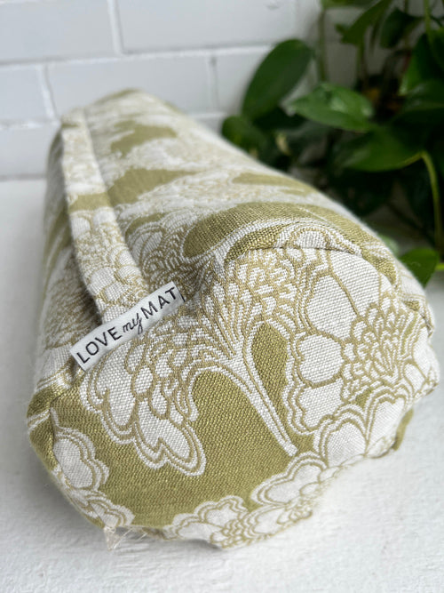 Pretty Patterned Bolster for restorative yoga