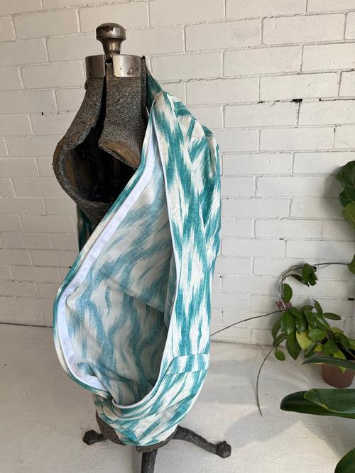 Extra large yoga mat carrier bag with full zipper