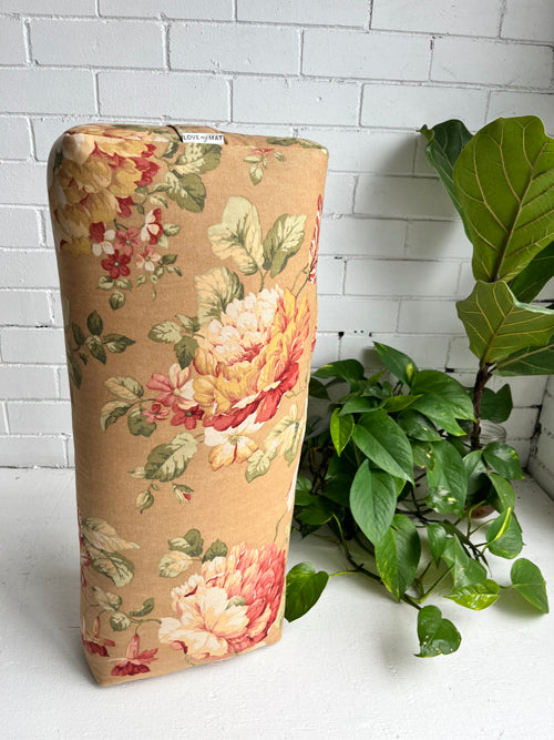 Beautiful Cotton Bolster with Vintage Floral Print