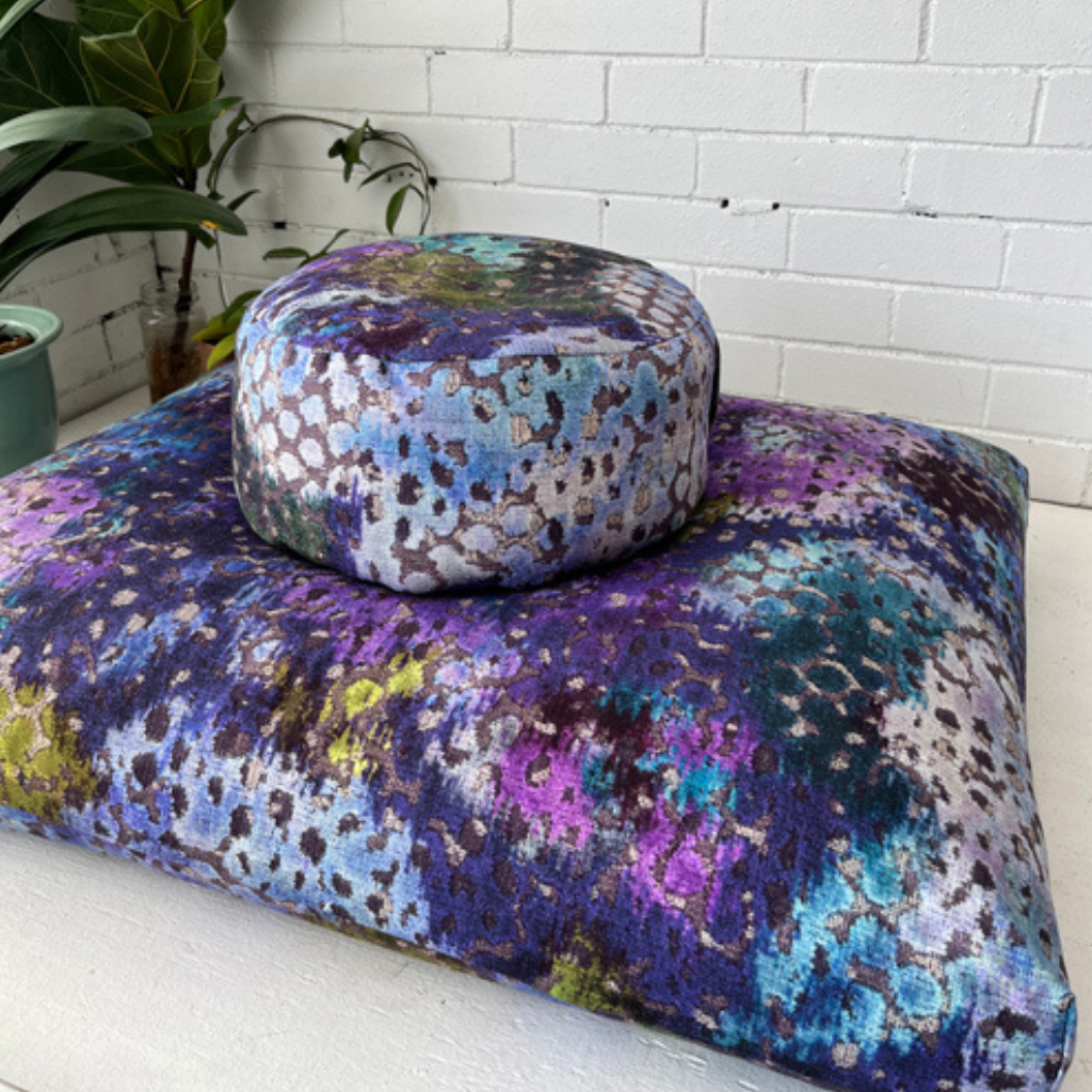 Pretty Purple Meditation Pillows