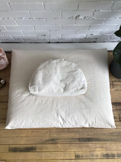 Ivory Meditation Cushion - Love My Mat